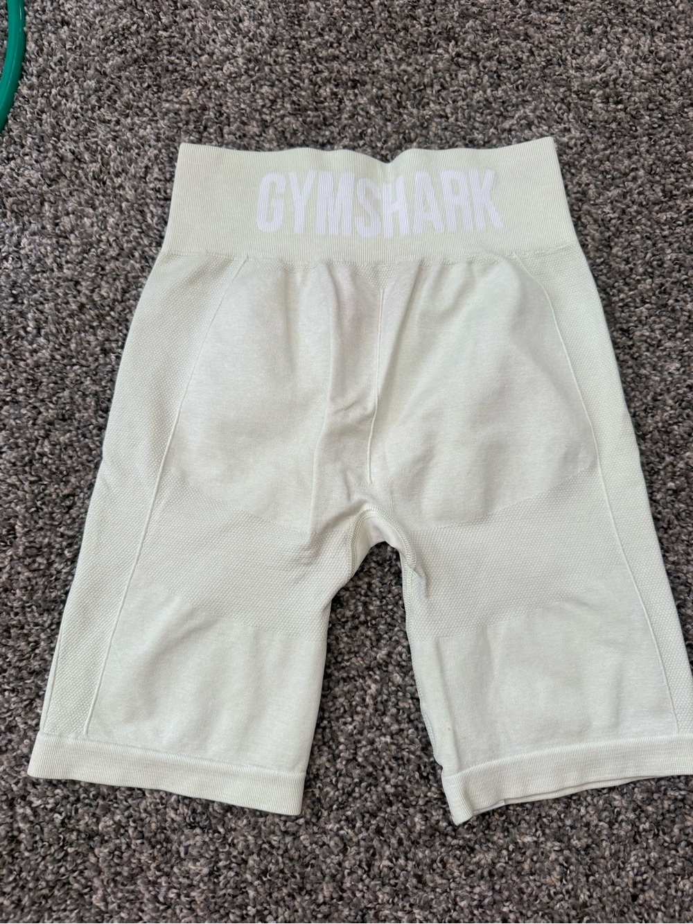 Gymshark Women’s light lime green Seamless High-Waist Biker Shorts